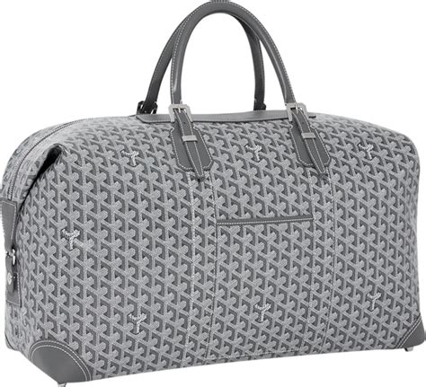 Goyard Grey 'Bowling 45' Bag .